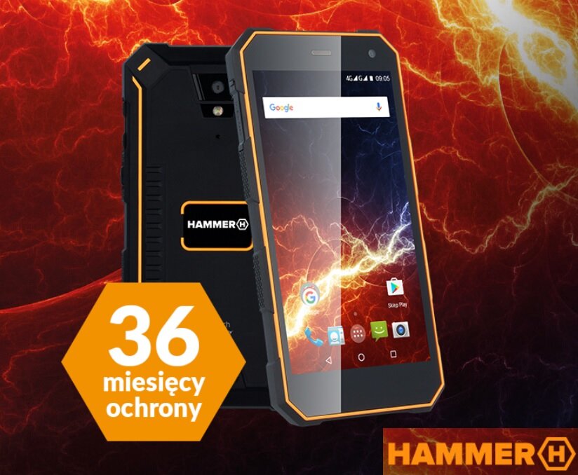 Kupiłeś myPhone Hammer Energy w sieci Play, Orange lub T-mobile? Zobacz jak za darmo uzyskać dodatkowy rok gwarancji